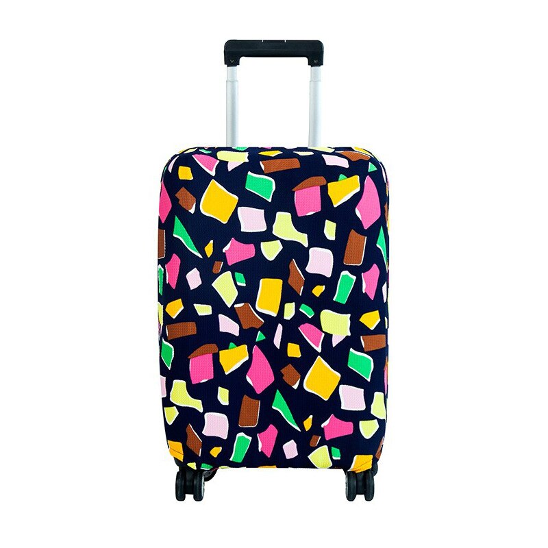 High Qualit Travel elasticity Luggage Cover Travel Luggage Dust cover Protective Suitcase cover Trolley case: Floral / L