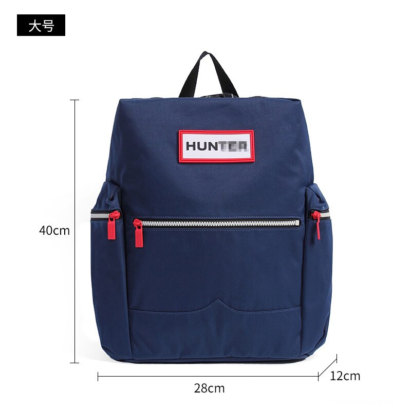 hunter Unisex Waterproof Dwaterproof Nylon Outdoor Travel Backpack Laptop Bags with bag: Blue