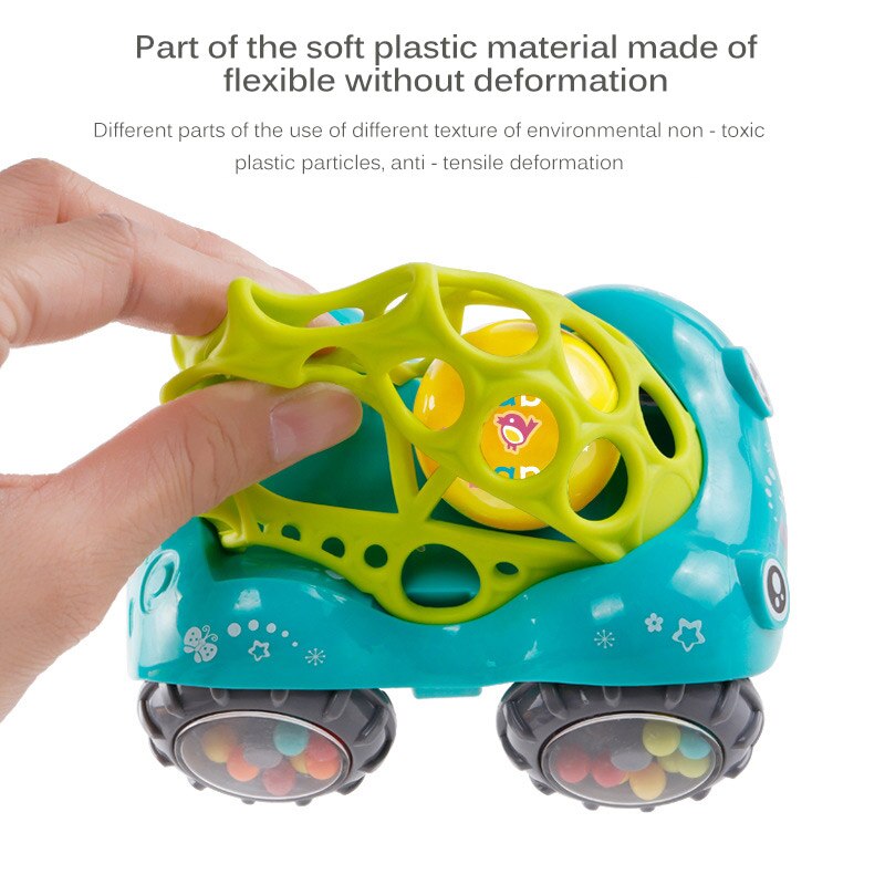 0-12 miesięcy grzechotki dla dzieci telefony komórkowe zabawki samochodowe niemowlę inteligencja chwytanie gumy miękkie gryzak plastikowy dzwonek ręczny młotek prezent edukacyjny