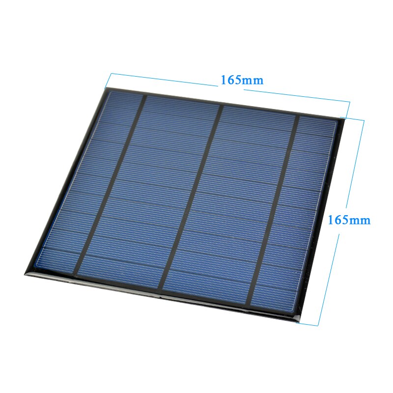 Sunyima 5v 4.5w epoksi aurinkopaneeli aurinkosähköpaneeli monikiteinen 165 x 165mm aurinkokenno aurinkoenergia itse tee aurinkojärjestelmä
