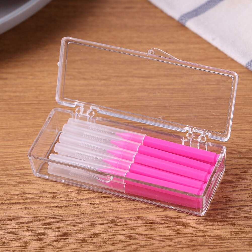 30pcs Tooth Floss Oral Hygiene Dental Floss Soft Plastic Interdental Brush Toothpick Healthy for Teeth Cleaning Oral Care: 02 10PCS 2x10mm