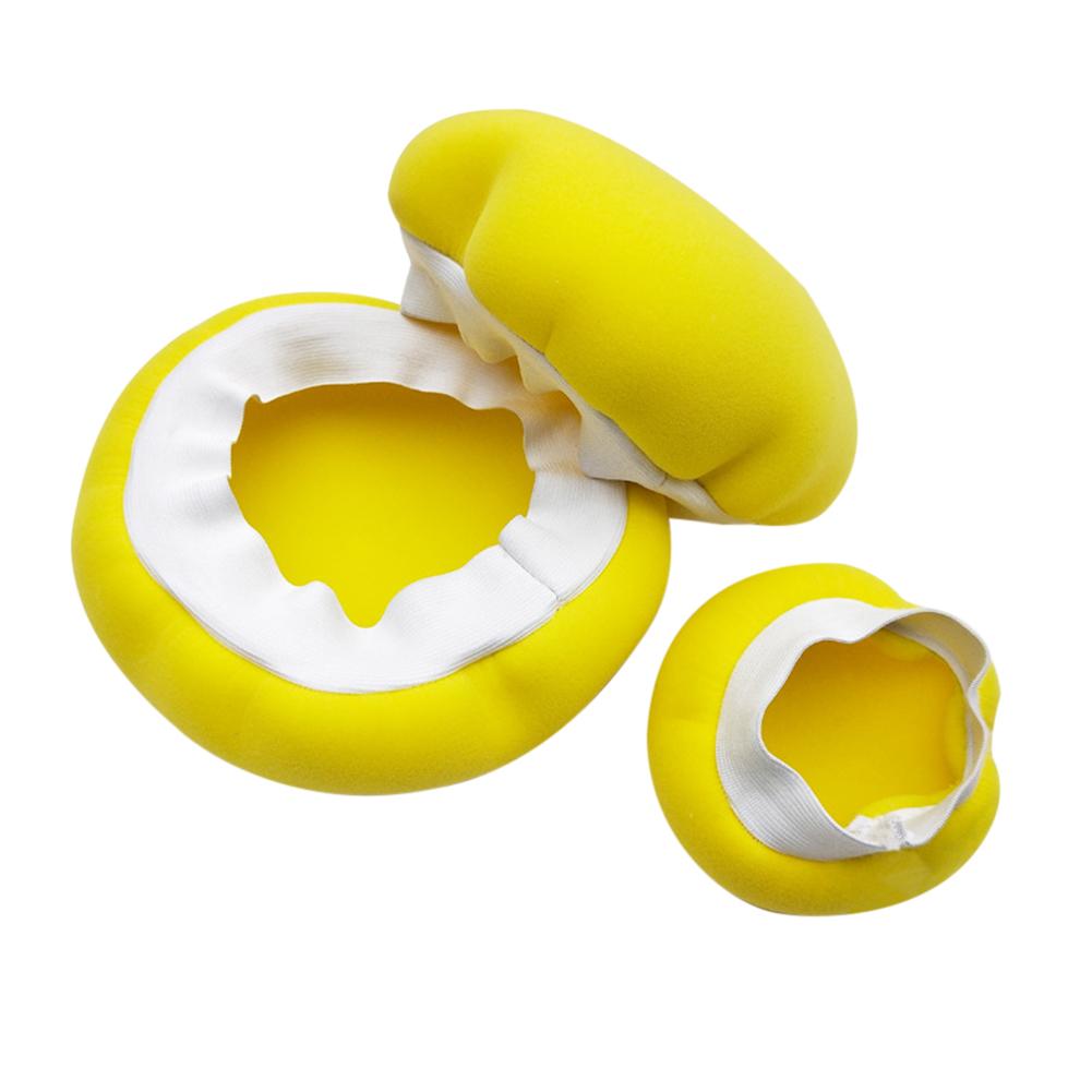 10PCS Auto Polijstmachine Pad Motorkap 5-6 "maten Zacht Microfiber Spons Polijsten Motorkap Buffing Pad Cover Voor auto Polijstmachine