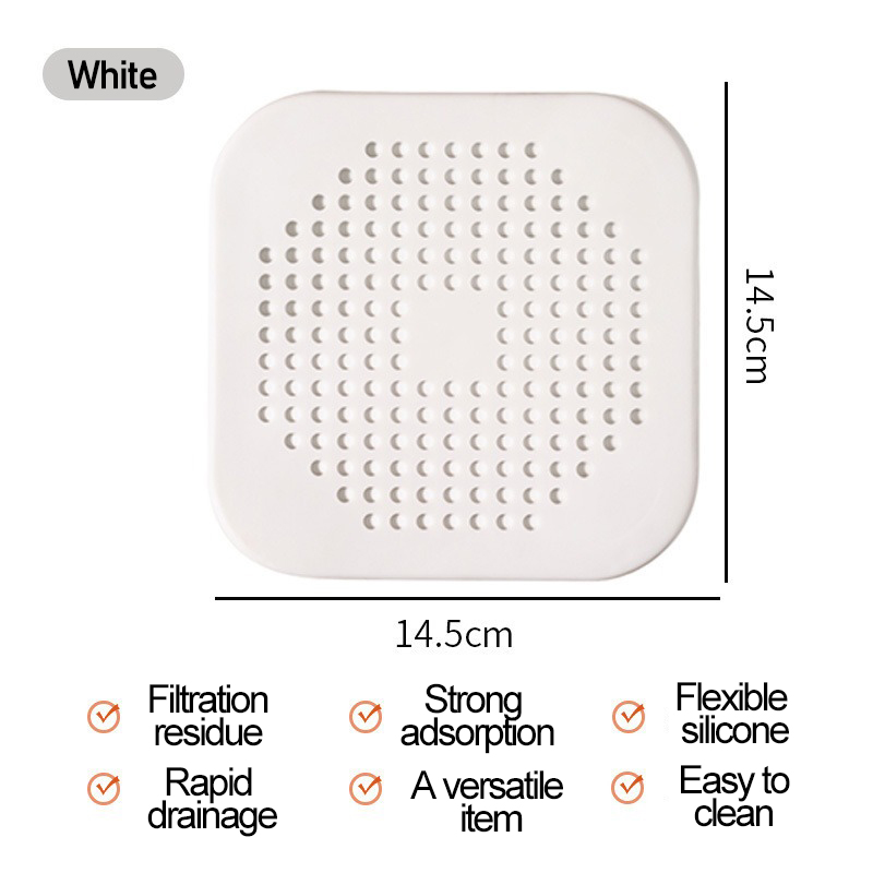 Zeef voor Douche Afvoer Haarfilter Gootsteen Blocker Bad Stopper Badkamer Mesh voor Haar Afvoer Zeef Aanrecht Filter GLQ01
