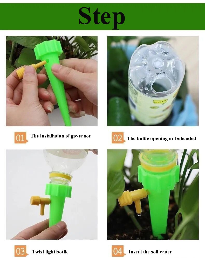 10-100 st droppbevattningsset automatisk bevattning bevattning dropper för växthus inomhus växt bevattningsanordning trädgård prylar