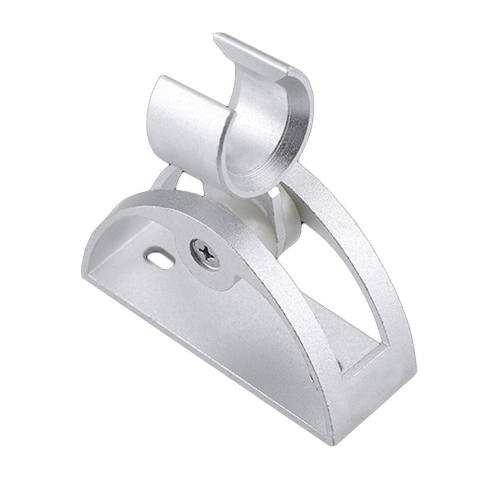 Wall Mount Shower Head Holder Fixed Stand Bracket Adjustable Bath Rack Aluminum Bottom Sitting Shower Base with Hook Seat: A2