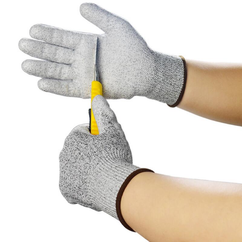Een Paar Snijden Anti Cut Handschoenen Duurzaam Gebruik Werken Veiligheid Handschoenen Cut-Bestendig Anti Schuring Niveau 5 Keuken
