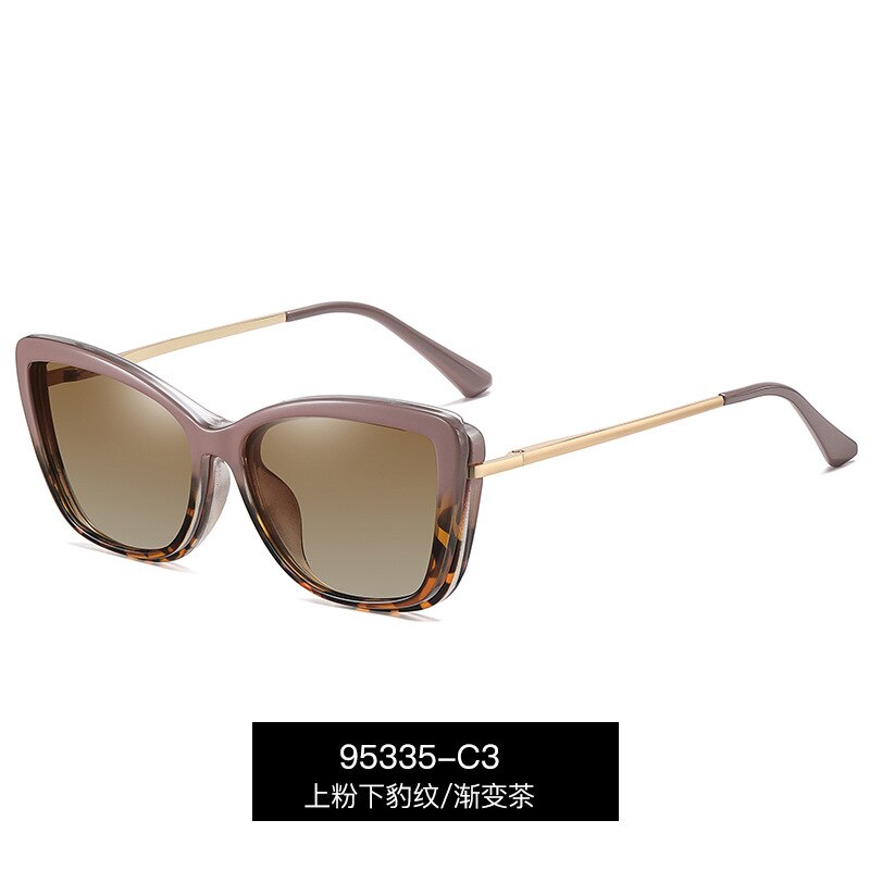 Reven mate-gafas de sol polarizadas para hombre y mujer, lentes con Clip magnético de aleación, graduadas ópticas, monturas, 95335: C3