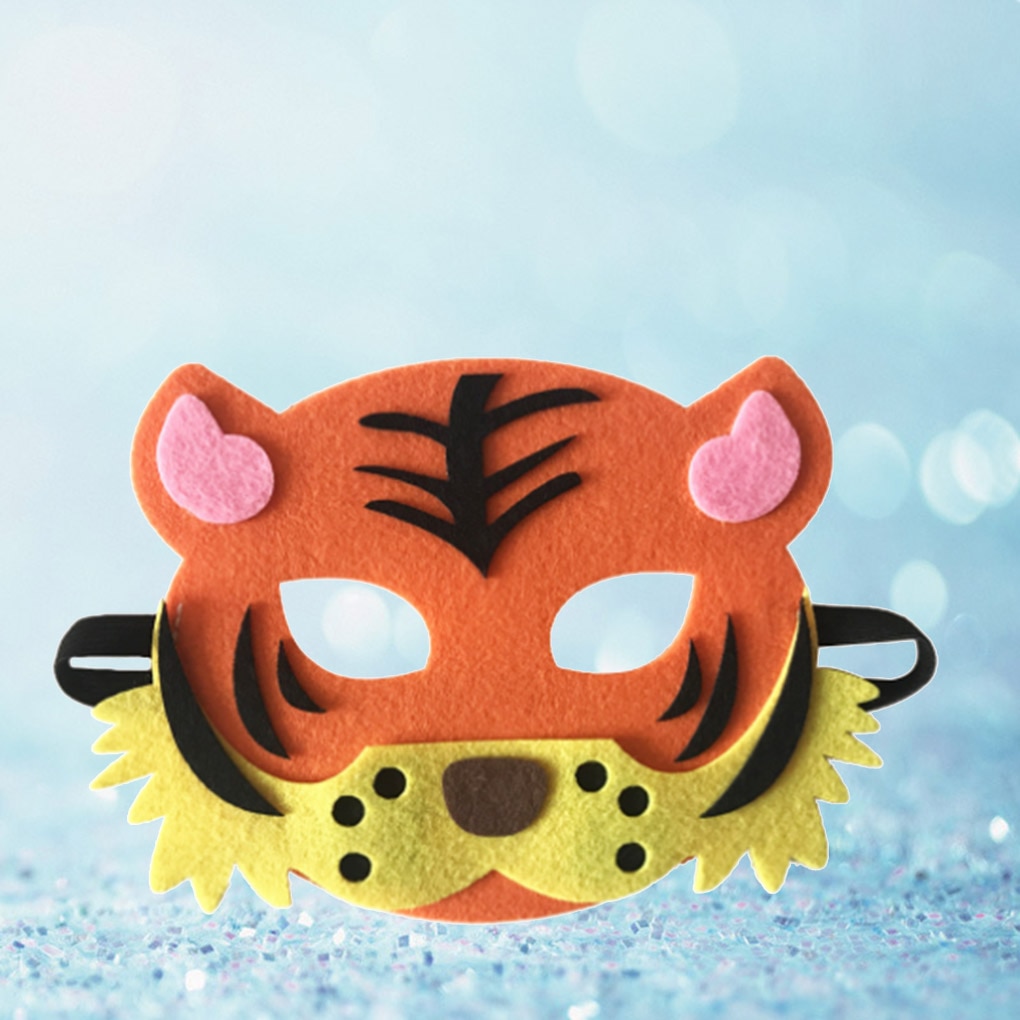 15 kinds DIY kids animal masks Birthday Party Masks Birthday Party Decor Kids Jungle Party Safari Party Decor Kids Favors