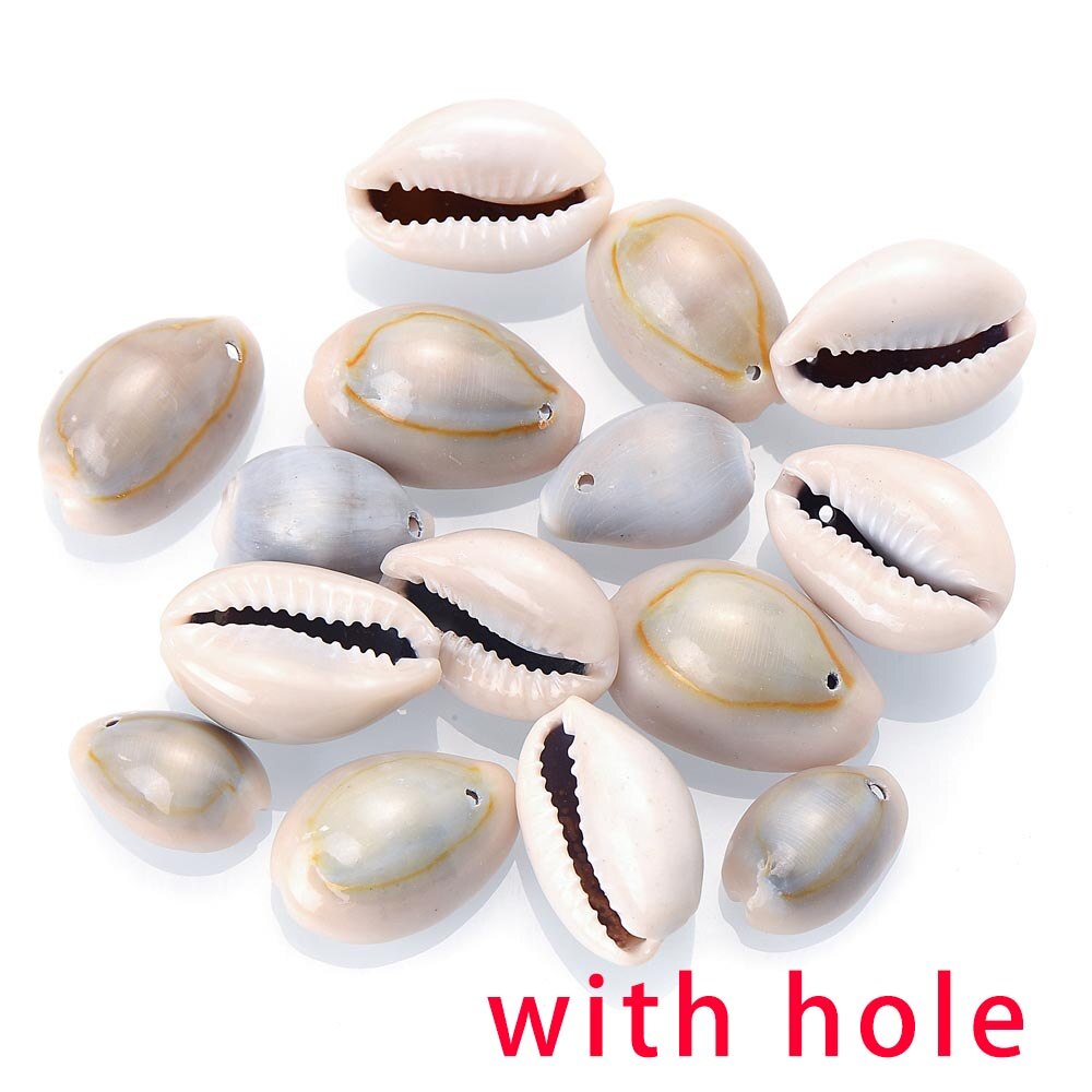 iYOE 50pcs 16-23mm Natural Shell Beads Loose Spacer Seashell Charms For Making DIY Bracelet Necklace Pendant Handmade Jewelry: 1 / 20-23mm