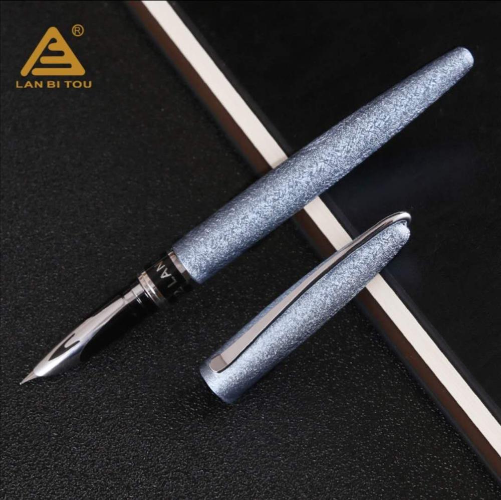 Fountain Pen Metal Ink Pen EF Hooded Nib Converter Filler Business Stationery Office School Supplies Writing Pens: C