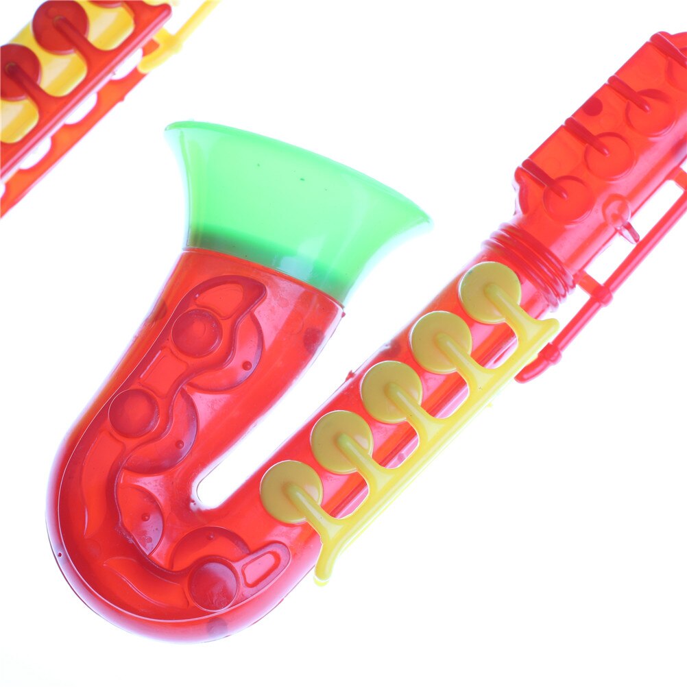 Plastic Muzikale Saxofoon Instrument Plastic Baby Kids Muziekinstrument Vroege Onderwijs Speelgoed 21Cm