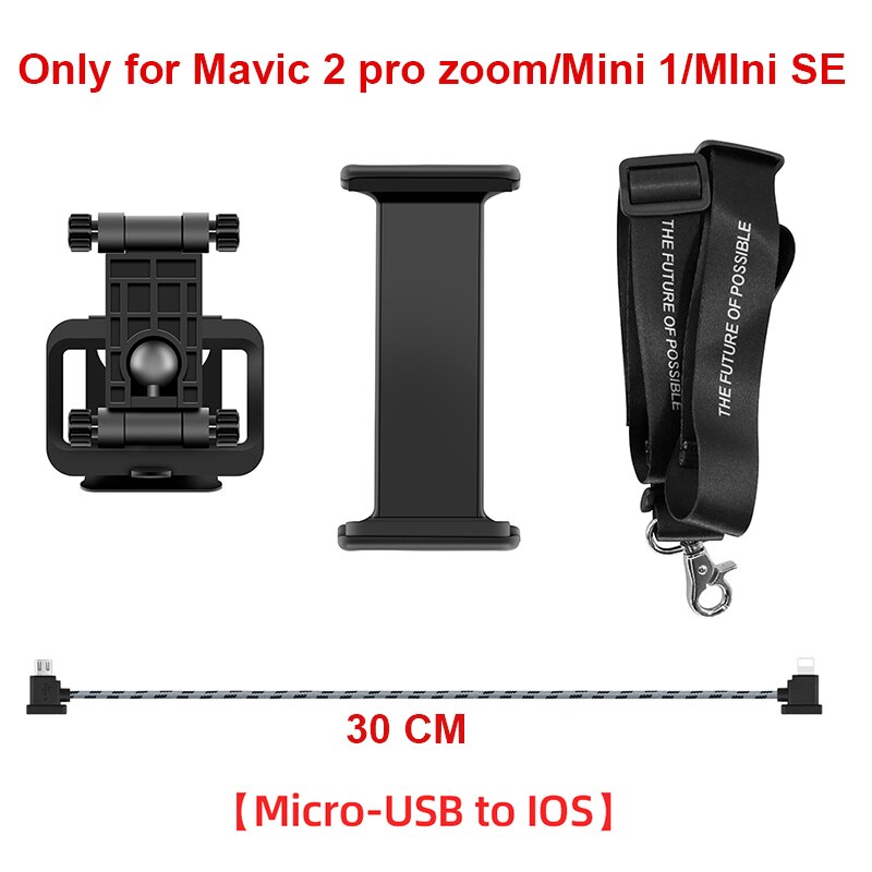 Tablet Houder Beugel Telefoon Voor Dji Mavic 2 Pro Zoom Mini 1 Se Drone Monitor Vooraanzicht Mount Voor Mavic pro/Air/Spark Accessoire: for Mavic 2 Mini IOS