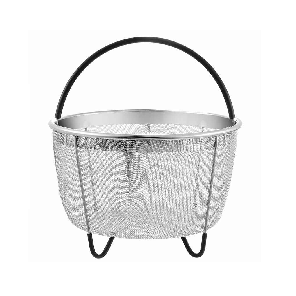 Snelkookpannen Stoomboot Mand Rvs Zeef Stoom Ei Vlees Veggie Insert Dampende Tool