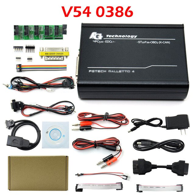 FGtech VD300 V54 0386 0475 Galetto 4 Scanner de Code maître outil de réglage de puce ECU FG Tech v54 BDM-TriCore OBDII Support BDM: 0386
