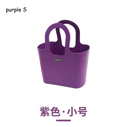 Wash basket, portable shower basket, bathroom toiletries storage basket, Korean cute bath basket: 6