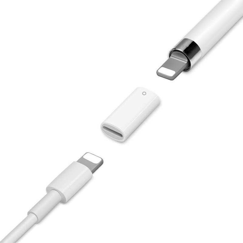 Charging Converter Cable Female to Female Adapter 8Pin Connector for Apple Pencil iPad Pro