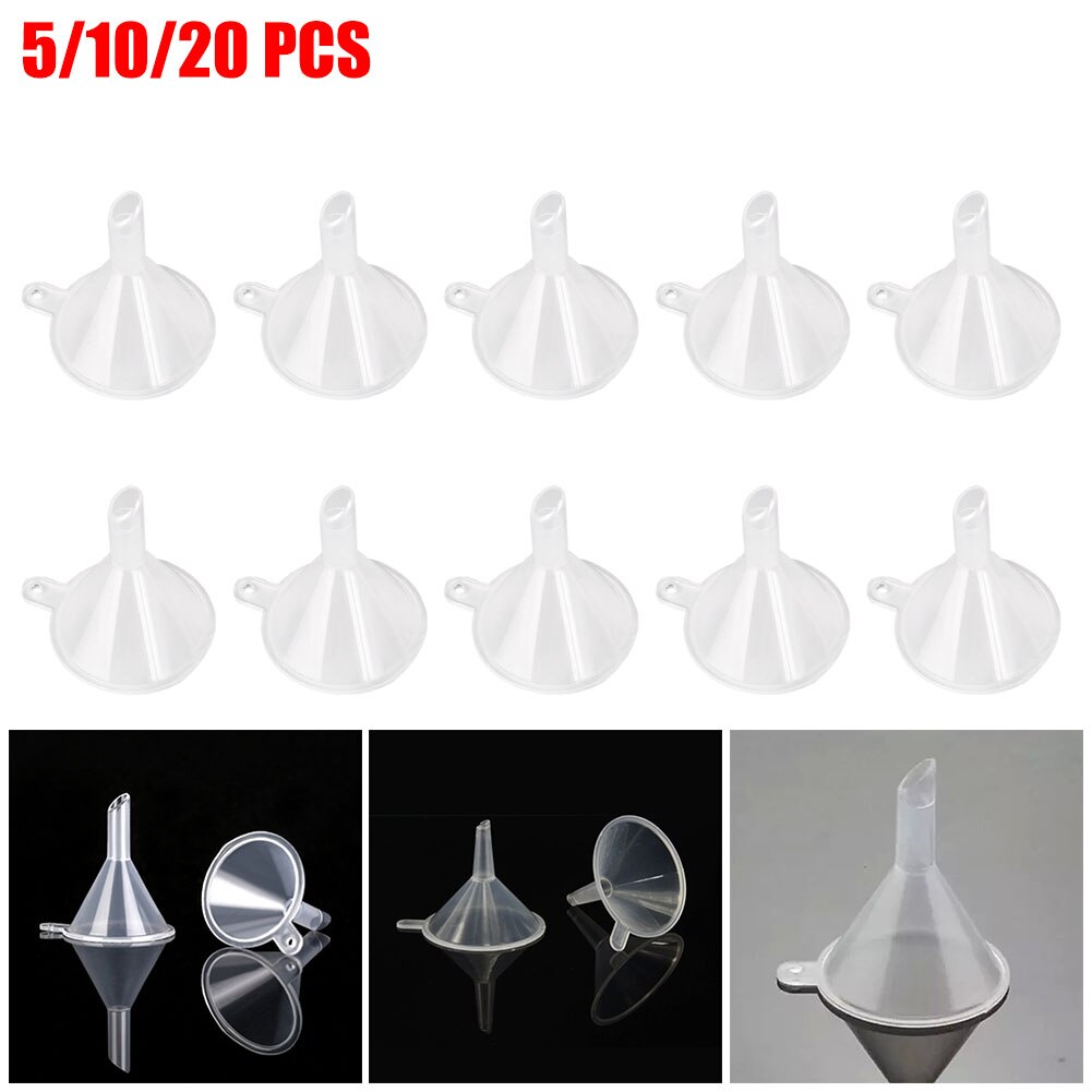 With Handle Miniature FUNNEL Tiny Plastic Little Funel Liquid Dispensing Funnel Small Mouth Liquid Oil Funnels Laboratory Tool