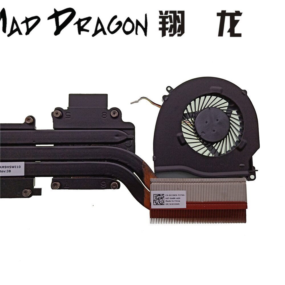 pazzo DRAGO di Marca del computer portatile nuovo Ventola DELLA CPU GPU Ventola del Dissipatore di calore Ventola per dell Inspiron 15 7000 7557 7559 0CC0KN CC0KN RJX6N 4X5CY