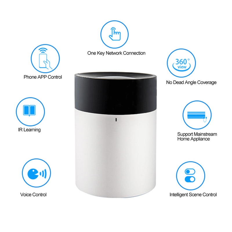 WIFI + IR Voice Control Alexa Google Universal Remote Smart Home Smart Home Automation For Phone APP Control