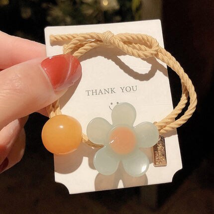 Trend Koreaanse Eenvoudige Duurzaam Chouchou Vrouwen Meisjes Elastische Haar Elastiekjes Holder Accessoires Tie Haar Touw Ring Hoofdtooi