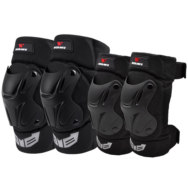 Knee Protector Bicycle Cycling Kneepads Ski Skating Snowboard Roller Shield MTB Mountain Bike Downhill Knee Support: 4pcs  A