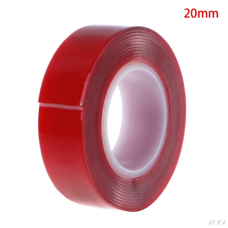3 m Double Sided Adhesive Sticker Tape Ultra High Strength Acrylic Mounting Tape: 20MM-3M