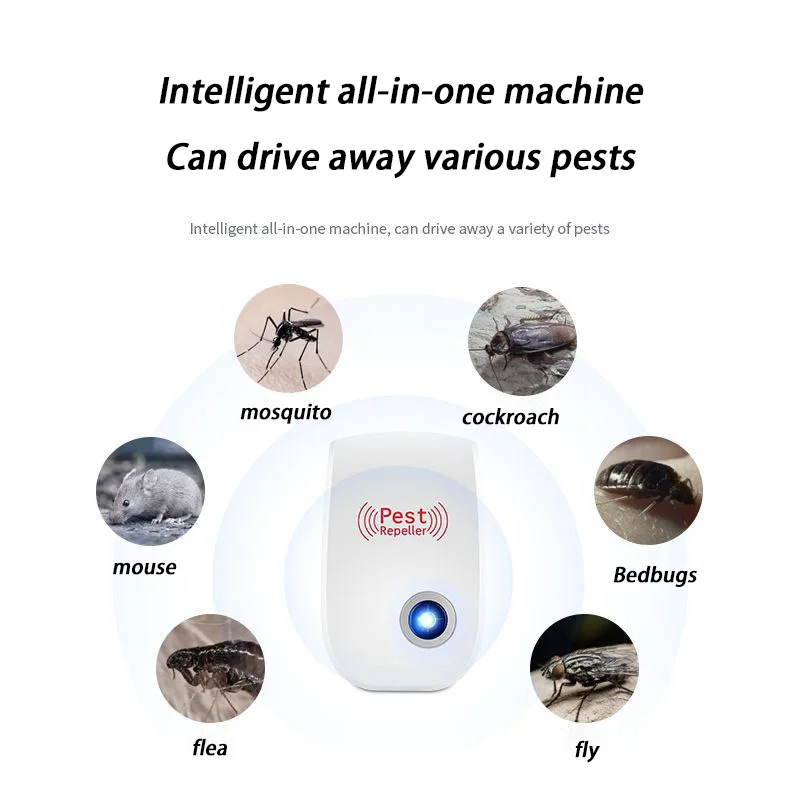 XIAOMI Ultrasonic Mosquito Repeller Mini Insecticide Plug Household Mute Intelligence Electronic Insects Repellent Offices Mouse