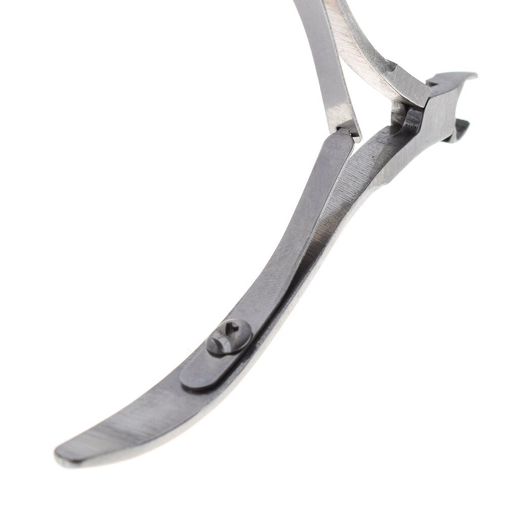 Alicates de acero inoxidable para cutículas, utensilios útiles para manicura y pedicura, 1 unidad