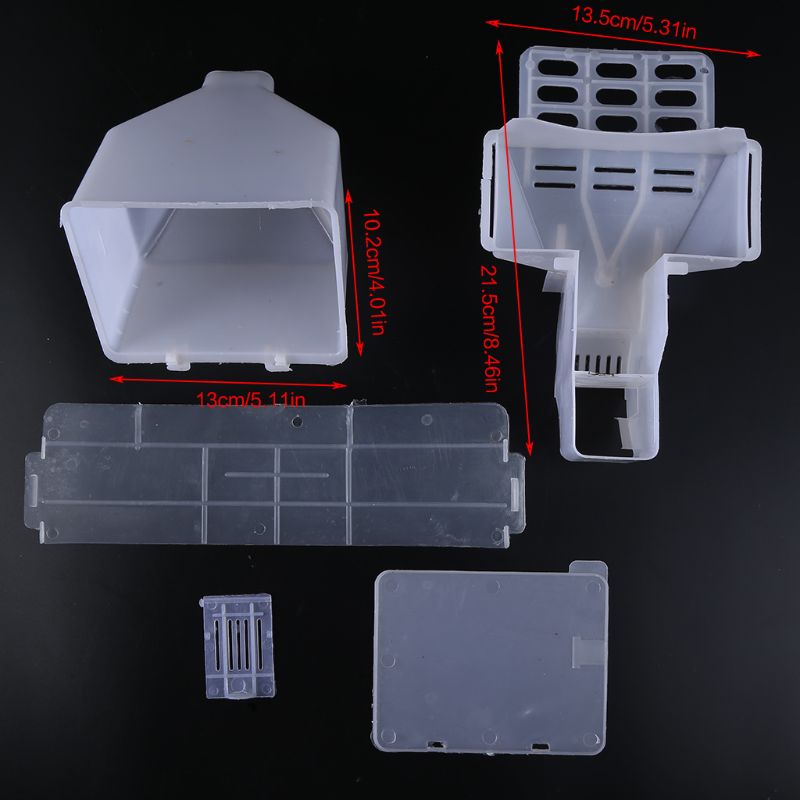 Pigeon Feeder Automatic Single Hole Feeding Case Birds Parrot Food Dispenser Device Box Plastic Food Container