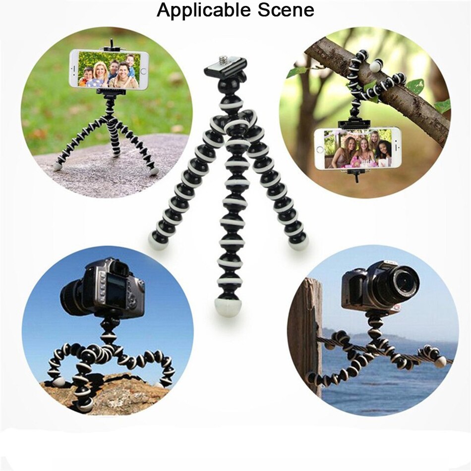 Trépied télescopique en forme de pieuvre pour téléphone, petit support numérique pour appareil photo SLR, pour iPhone et android