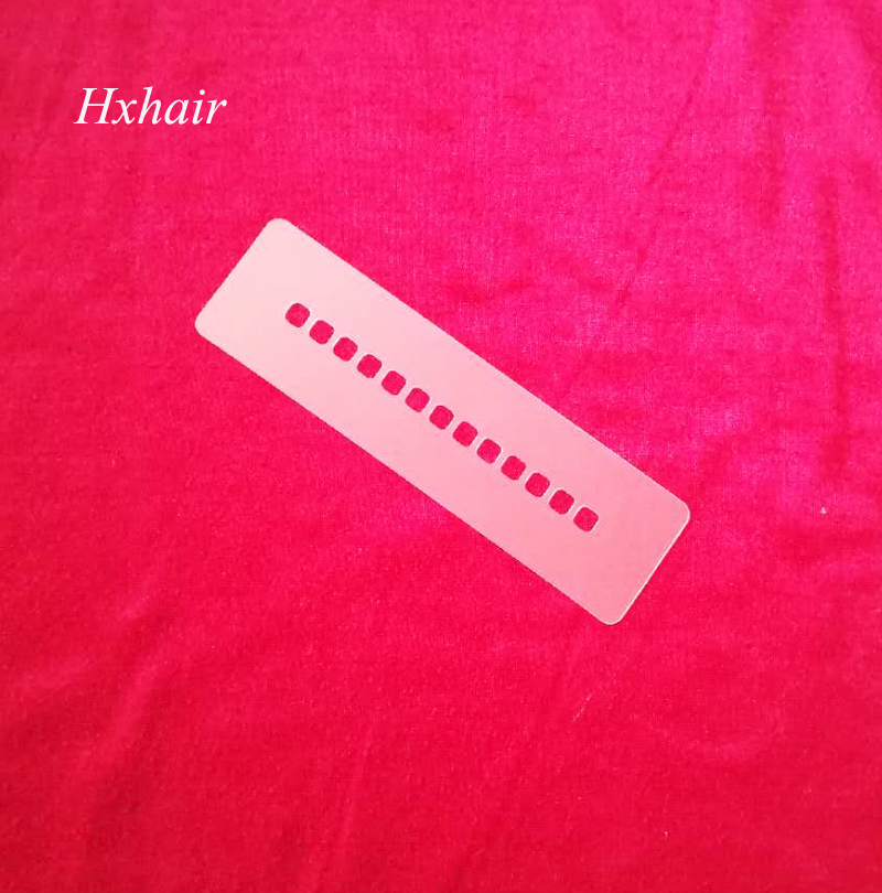 - 50pcs Multi Holes Template / Heat Shield Spacer Separator / Hair Extension Tools