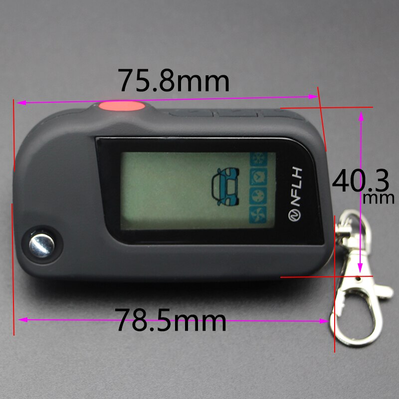Neue Keychain GSM Fernbedienung Für Starline A93 Russische Fahrzeug Sicherheit Zwei Weg Auto Alarm System ungeschnitten klinge fob ECO