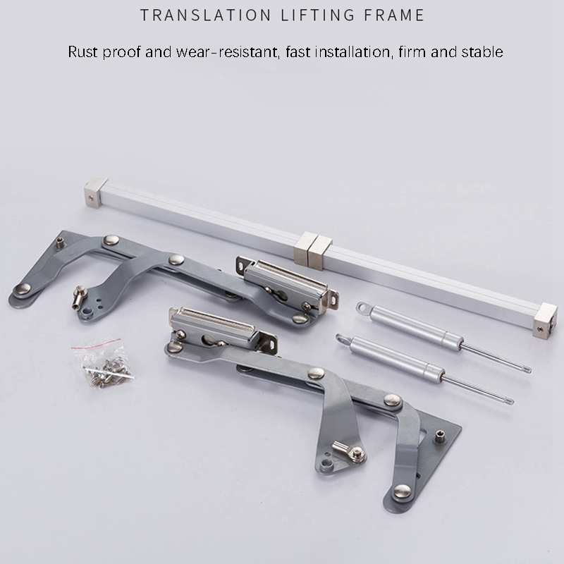 Air Operated Hinge on the Vertical Lift,Translational Pneumatic Turning Bracket,Home Furniture Hardware,Fittings