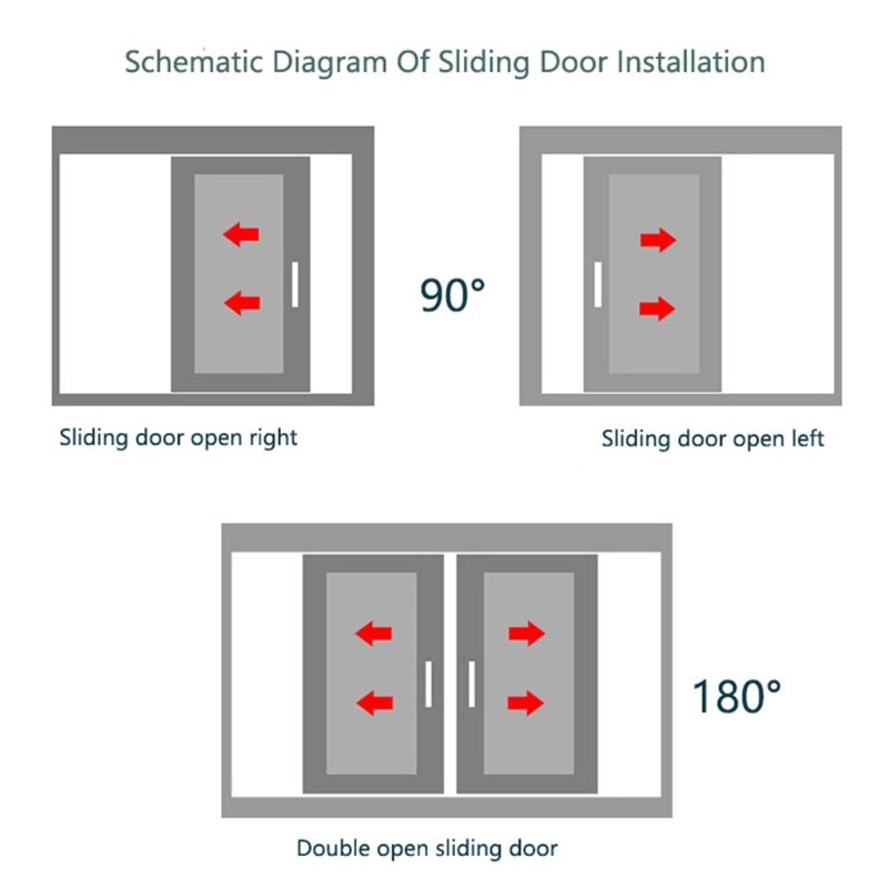 Zinc Alloy Rotate Bolt Lock 90/180 Degree Gate Latches Safety Door Slide Latch Luminous Privacy Latch Barn Door Lock Q81C