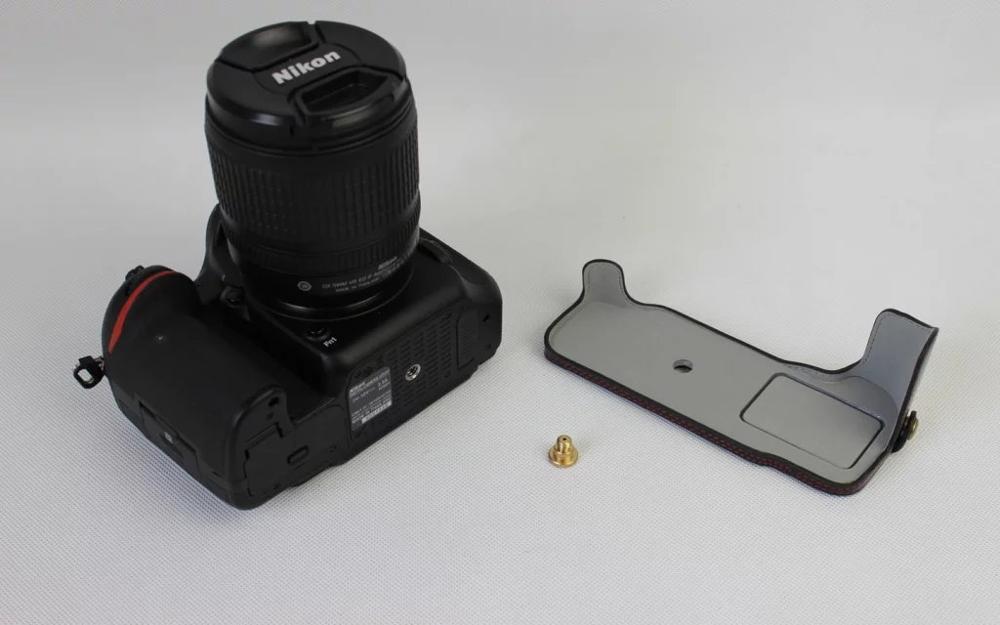 Leather Protect Half Case Grip for Nikon D500 Camera