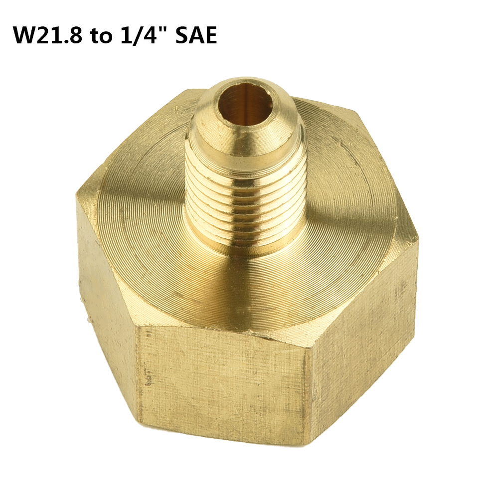 Adaptador de botella para acondicionador de coche, 5/8 multímetro de "A 1/4", Herramientas SAE, R134A