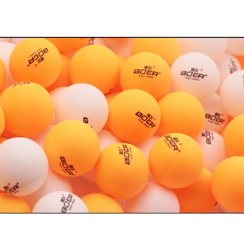 One Star – balle de Tennis de Table professionnelle, de Ping-Pong, blanche et Orange, de 40mm et 150g, balles d&#39;entraînement quotidien avancé pour Amateur, 2.8 pièces/paquet