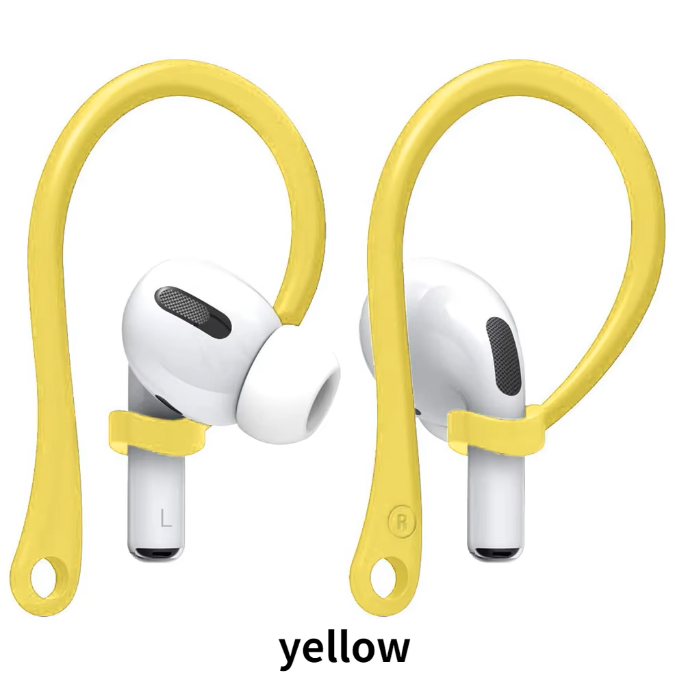 1Pair Silicone Anti-Lost Earhook For Apple Airpods Pro 1 2 3 Xiaomi Huawei Wireless Bluetooth Headphone Protective Accessories: NAVY