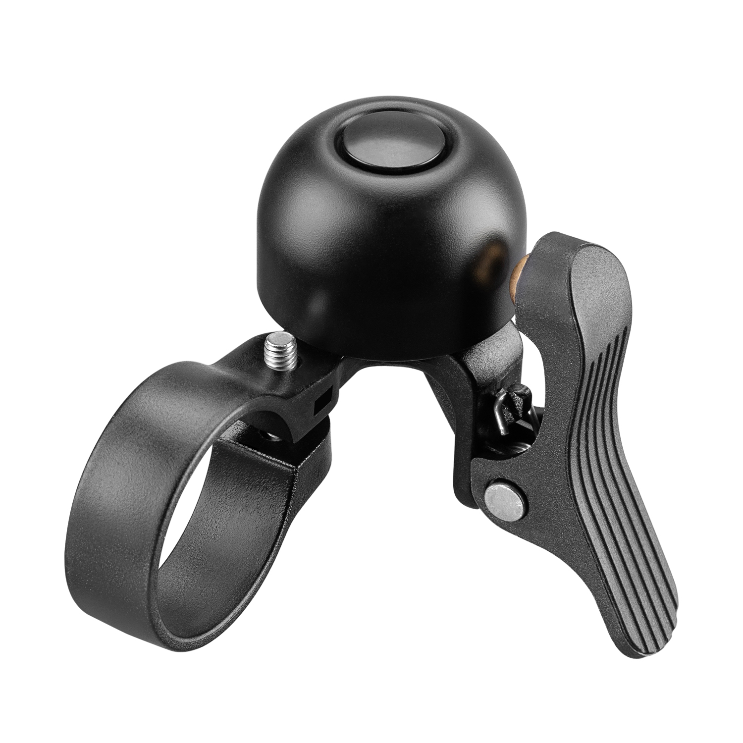 ROCKBROS Bicycle Bell Lightweight Compact Size Curved Handlebar Bike Ring Bell Crisp Loud Sound Horn MTB Road Bike Accessories: WHITE