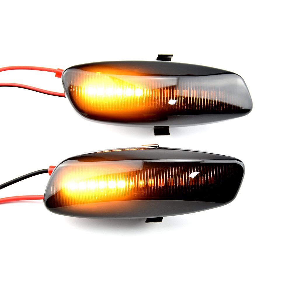 2Pcs Dynamic LED Side Marker Lights Turn Signal Light Blinker For Citroen C3 C4 C5 DS3 DS4 For Peugeot 207 308 3008 5008 RCZ