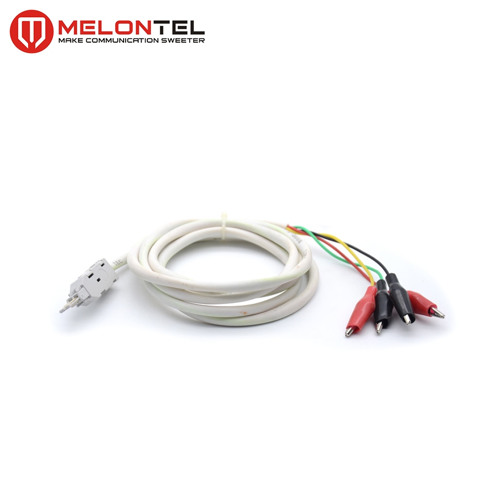 MT-2151-B 4 Pole LSA Krone test cord With alligator plugs