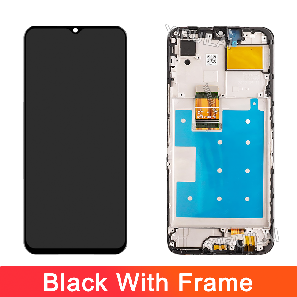 6.5 "pour Huawei Honor X6 LCD affichage numériseur pièces de rechange avec cadre pour Honor X6 VNE-LX1 VNE-LX2 VNE-LX3 LCD: Black