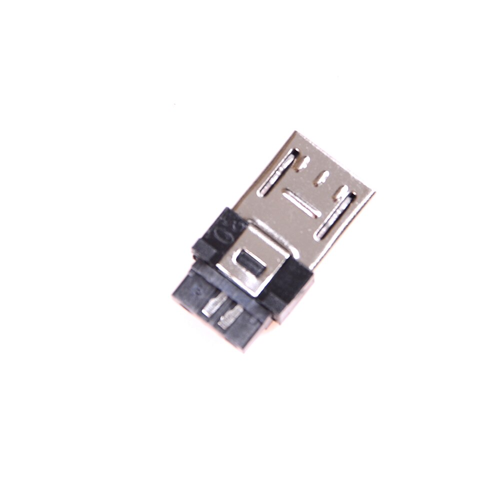 5Pcs Diy Zwart Mini Usb 5 Pin Male Plug Socket Connector &amp; Plastic Cover Soldeer Micro Mount Vergadering Vervanging connector Kabel