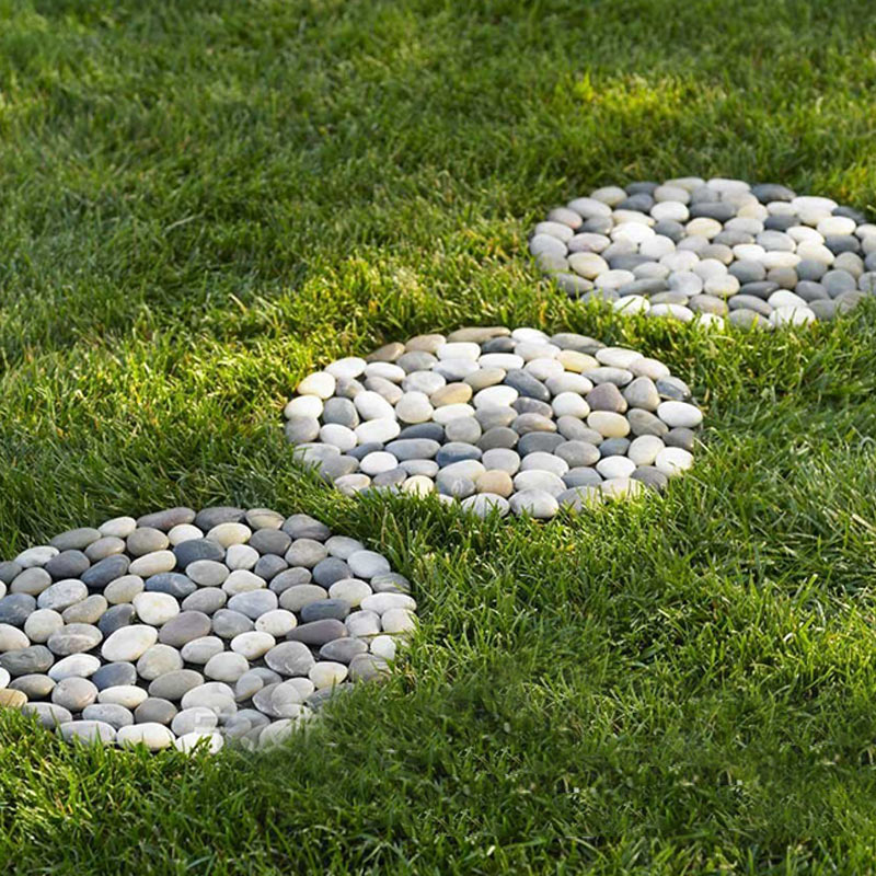 Molde de plástico DIY para jardín, modelo de pavimento de camino, máquina de ladrillos de cemento de piedra de paso MU8669