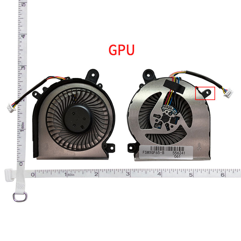 Ventilateur de refroidissement pour ordinateur portable, pour gelée GF65 GF63 GF76 GL76 GF66 MS-1583/1581/16R1/16Inter/16R3/16R5/16W1 WF65 N413 N433 N477 N459 N460: Rose