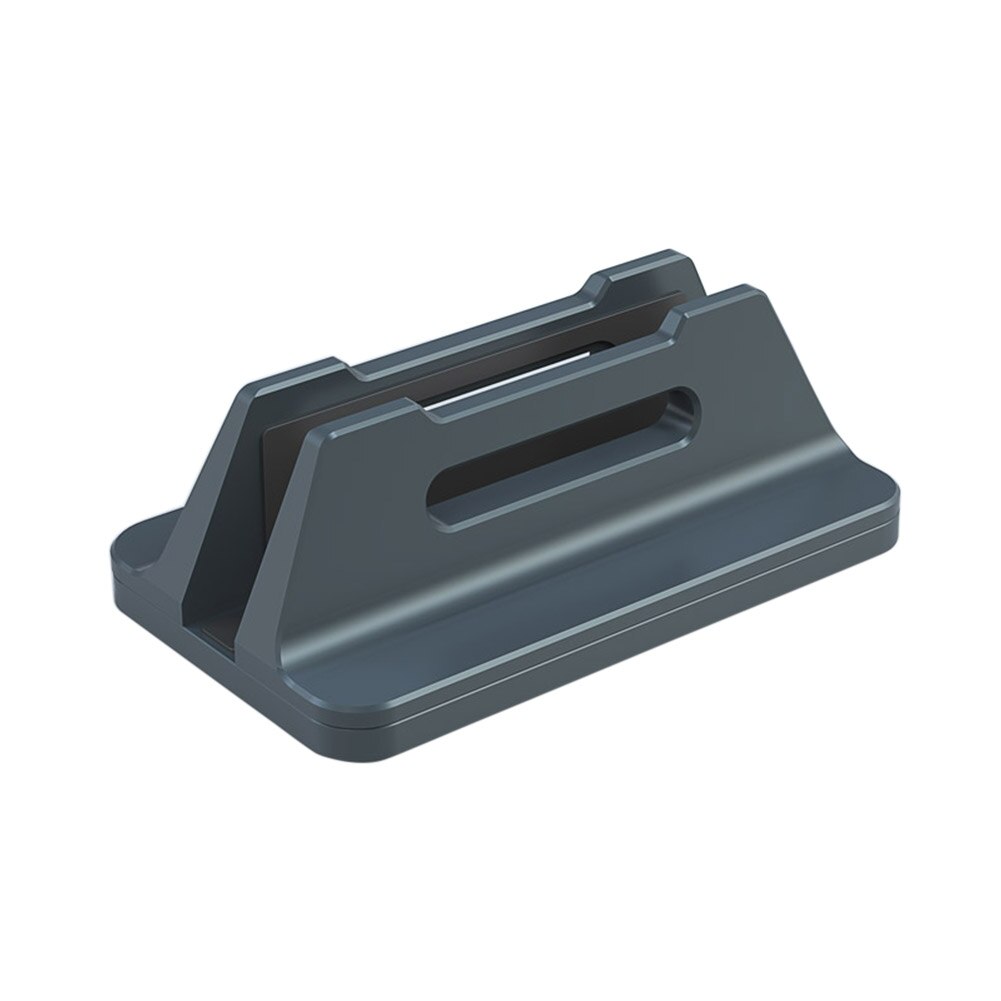 Vertical Adjustable Laptop Stand Aluminium Portable Notebook Mount Support Base Holder for MacBook Pro Air Accessory: Grey