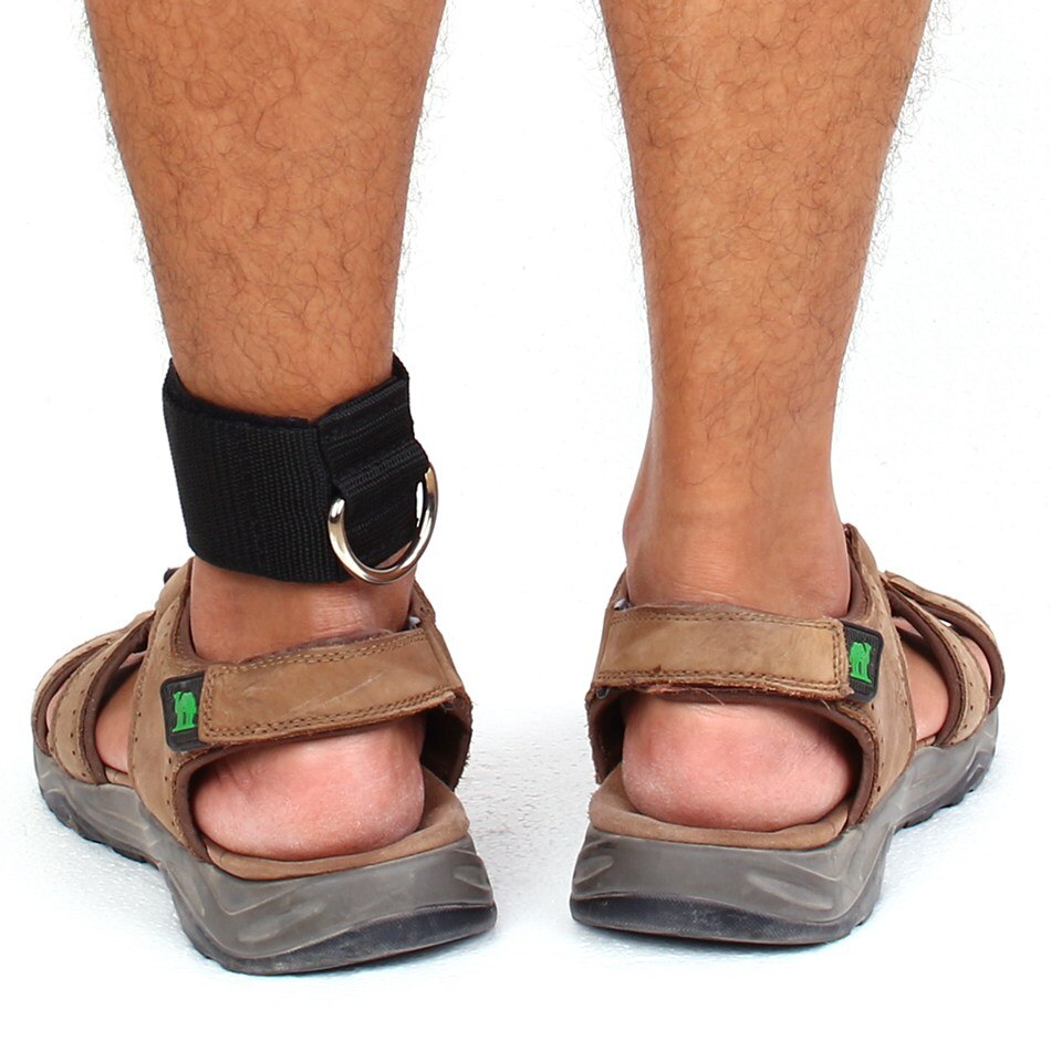 35CM d-ring sport cheville orthèse soutien Bandages cheville manches enveloppement pour l'entraînement sportif Fitness Football cheville sangle de soutien