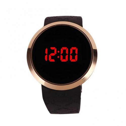 Montre-bracelet électronique LED unisexe, écran tactile, numérique, Sport, Couple, horloge: 1
