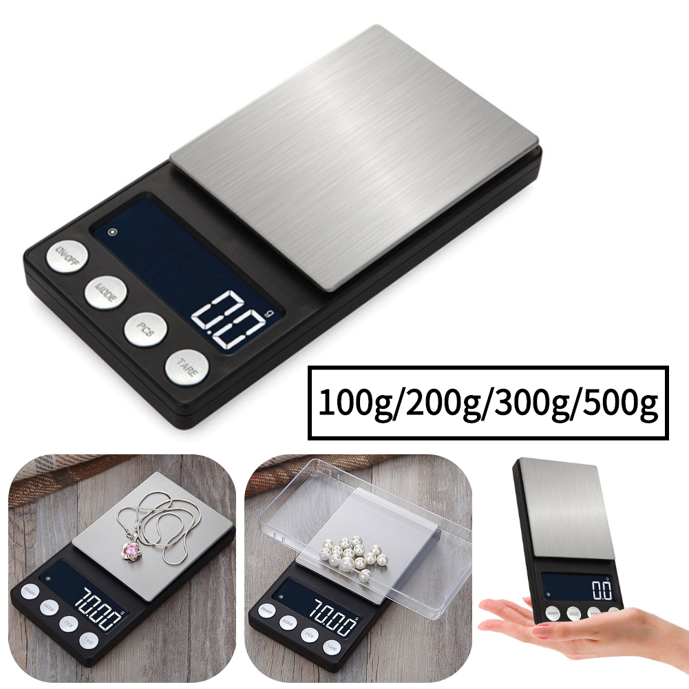 500G Elektronische Weegschaal Sieraden Schaal Pocket 0.01G Hoge Precisie Digitale Balans Keuken Weegschaal Voor Goud Medicinale