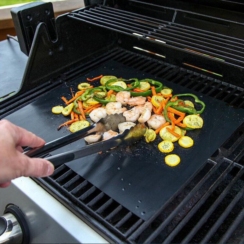 ! Non-stick Bbq Grill Mat Barbecue Grill Pads Koken Bakken Placemat Matten Keuken Accessoires Gadgets Herbruikbare Koffiebrander Gereedschap